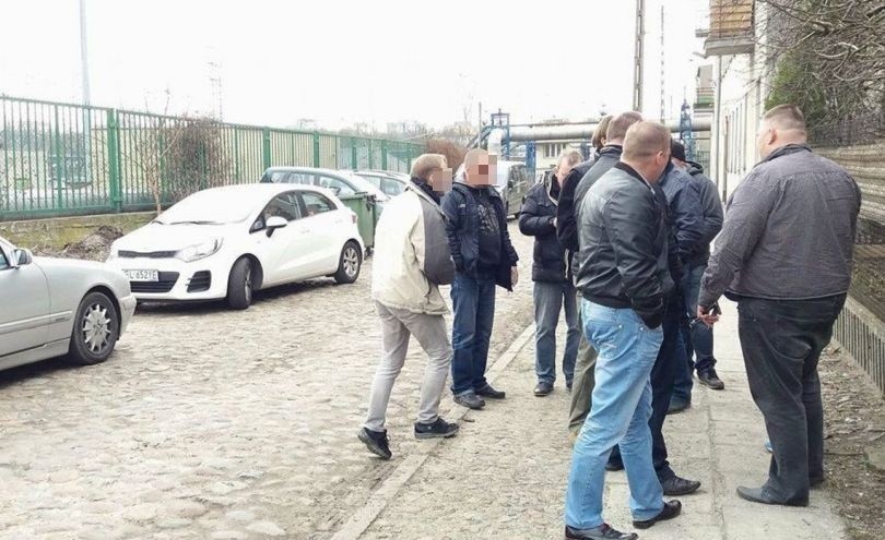 Znów taksówkarze zatrzymali w Łodzi kierowcę UBERA [zdjęcia]
