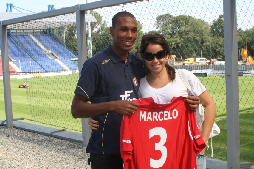 01.09.2008, Kraków: Marcelo i jego narzeczona Tatiana na...