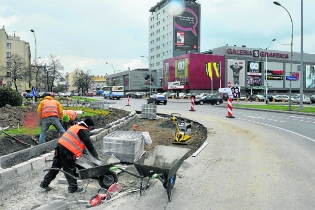 Rondo Pakosława w Rzeszowie będzie modernizowane do końca kwietnia.