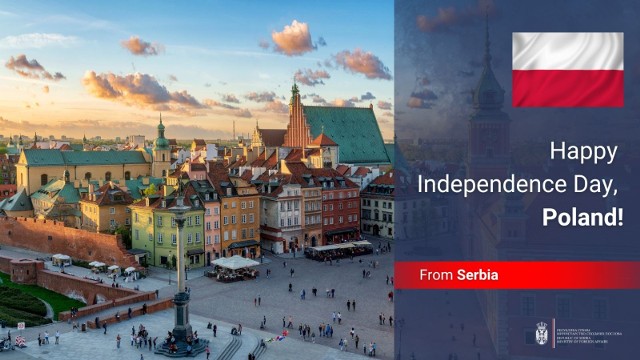 Wśród tych, którzy pamiętali o polskim Święcie Niepodległości, znalazło się Ministerstwo Spraw Zagranicznych Serbii.