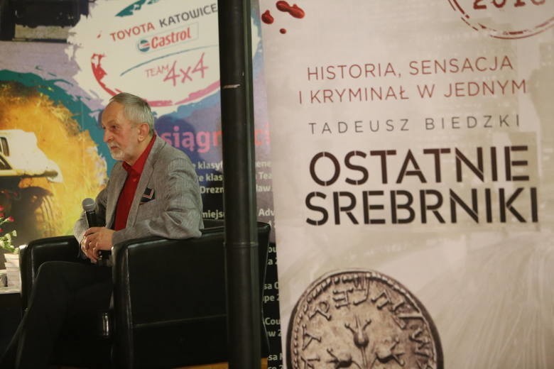 Tadeusz Biedzki podczas premiery swojej książki „Ostatnie...