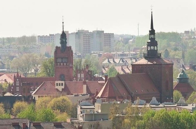 Panorama Słupska.