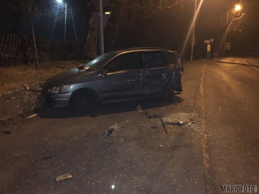 Pijany kierowca staranował w Opolu samochód zaparkowany na poboczu. Został zatrzymany
