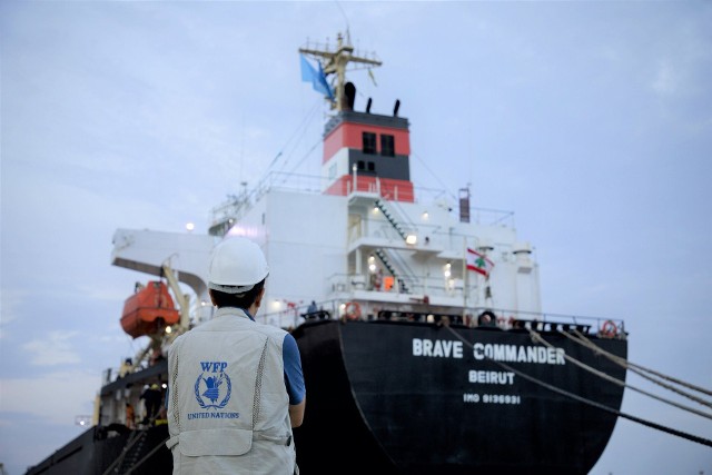 Statek Brave Commander kieruje się do portu w Dżibuti, a pszenica ma ostatecznie trafić do Etiopii