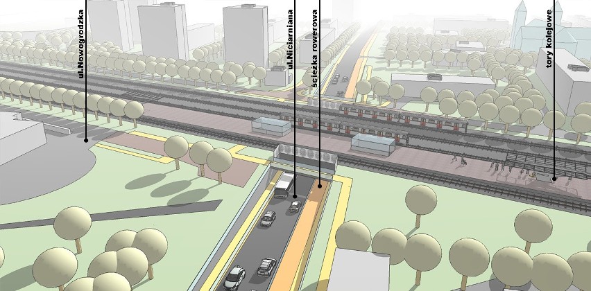 Pod torami na Niciarnianej powstanie tunel? [WIZUALIZACJE]