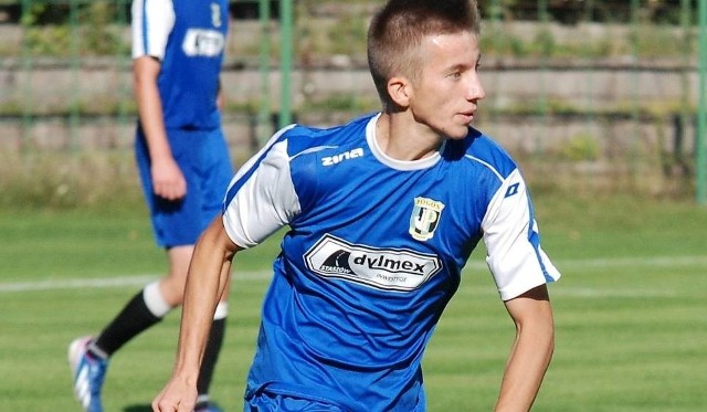 Ernest Rozmysłowski, piłkarz Olimpii Pogoni Staszów.