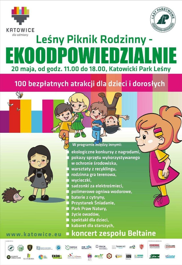 Leśny Piknik w Katowicach już jutro PROGRAM IMPREZY