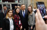 Andrzej Duda spotkał się ze studentami Uniwersytetu Rzeszowskiego