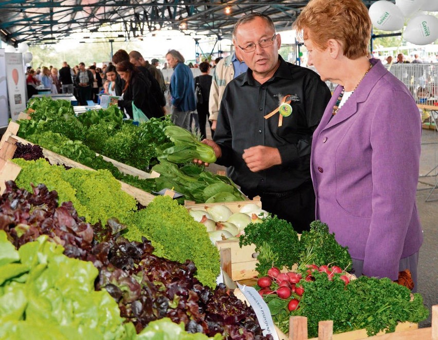 Jerzy Majczyk jako jedyny prezentował warzywa