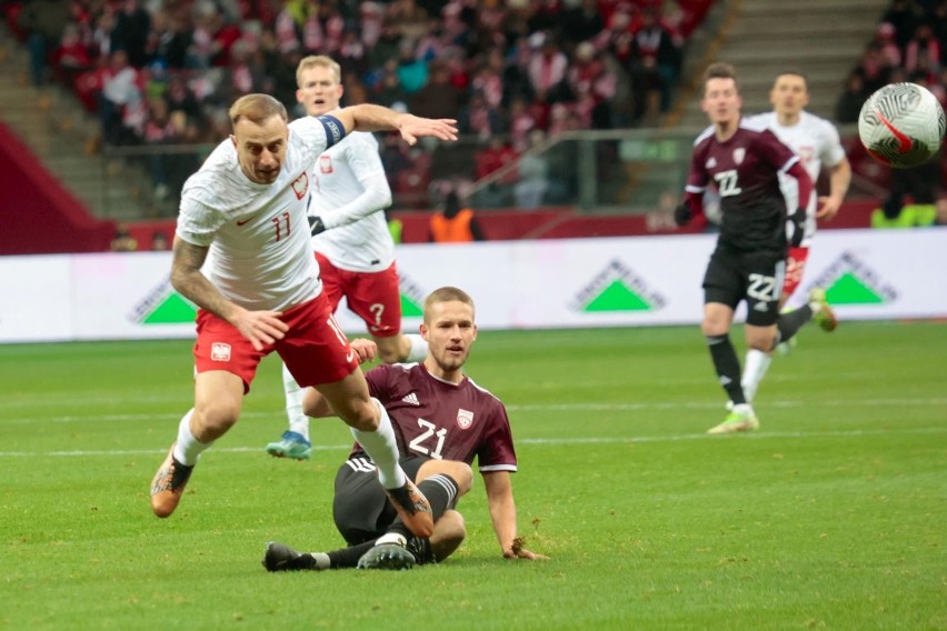 Kamil Grosicki w meczu z Łotwą (2:0) wystąpił po raz 93 w...