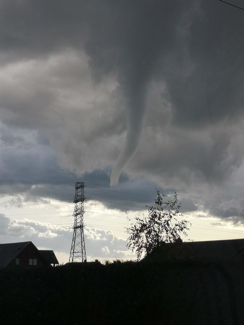 Tornado nad Nowym Dworem Gdańskim