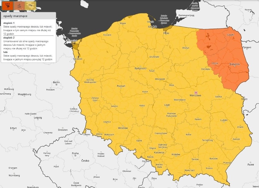 IMGW: Najwcześniej, bo już od dzisiejszego południa,...