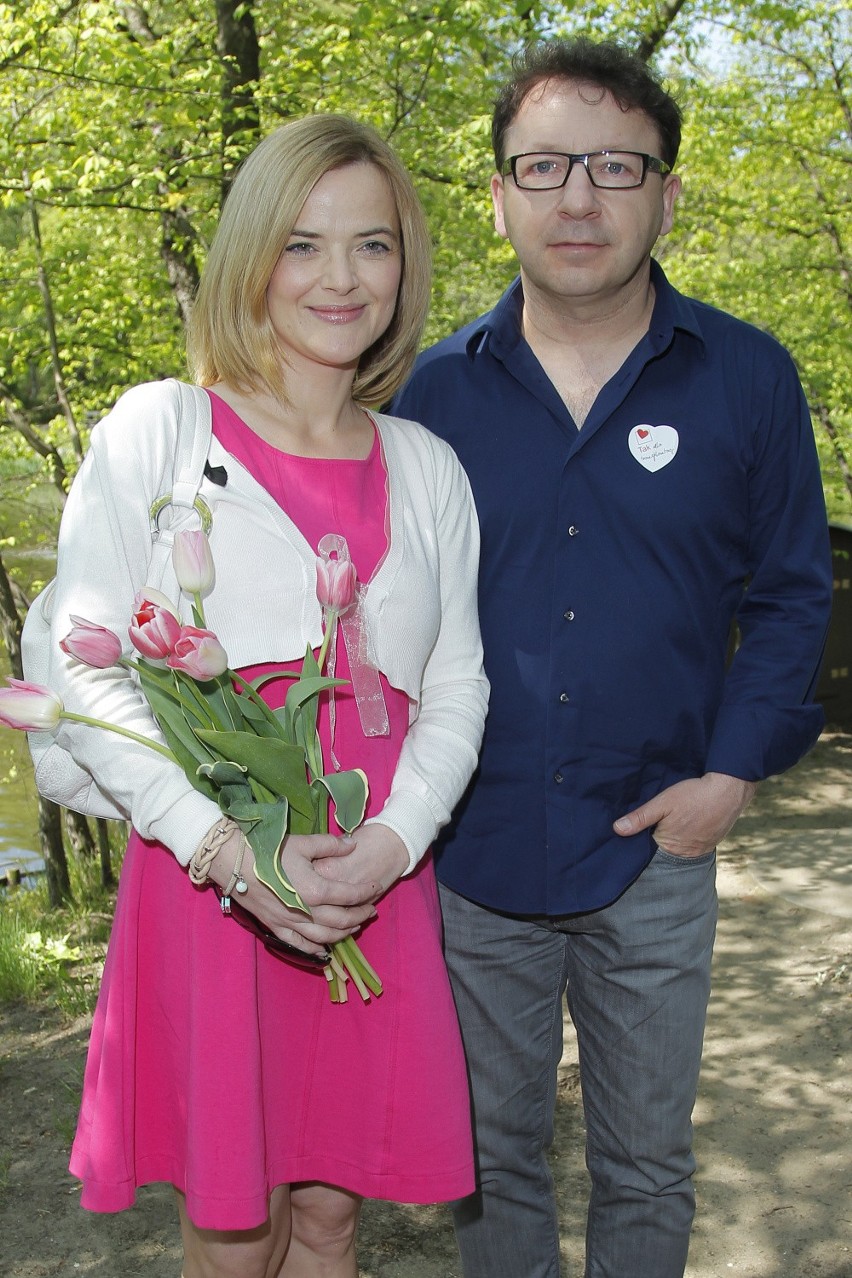 Monika Richardson i Zbigniew Zamachowski w 2012 roku