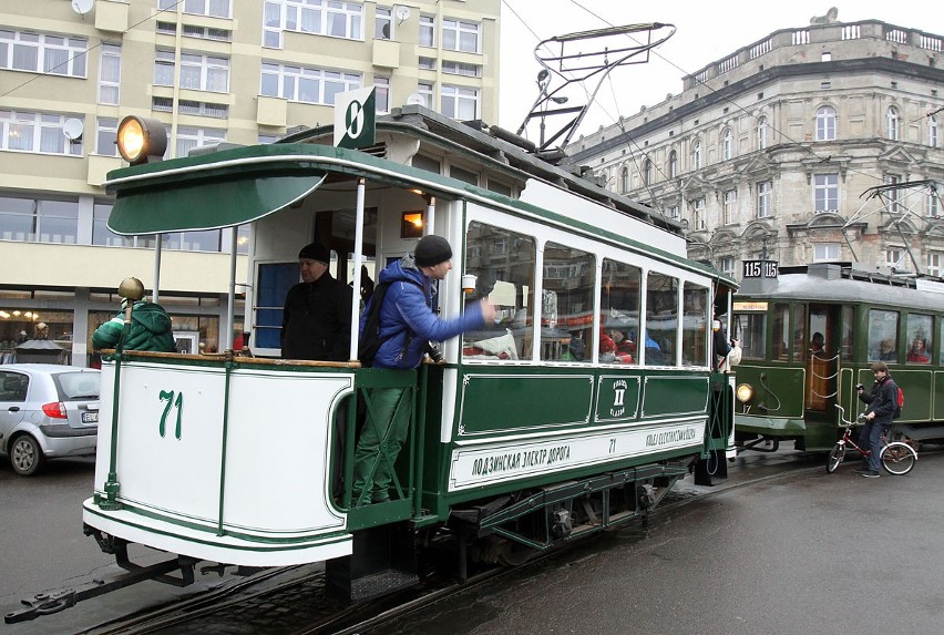 Parada zabytkowych tramwajów w Łodzi [ZDJĘCIA]