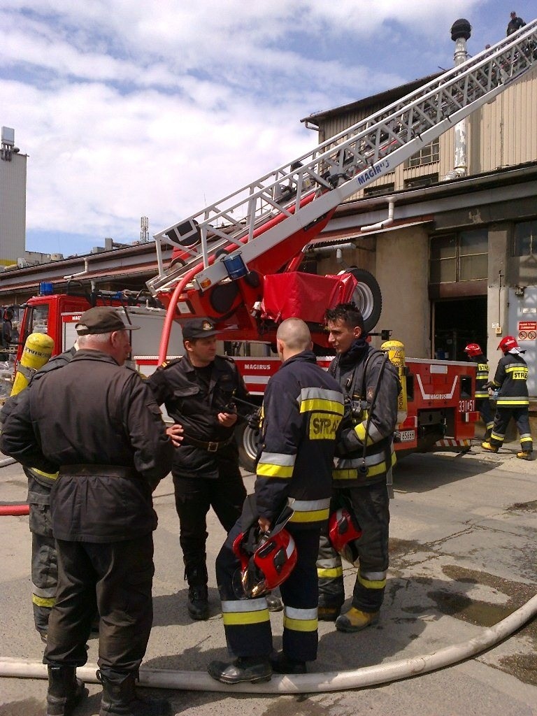 Pożar w Śląskiej Fabryce Kabli