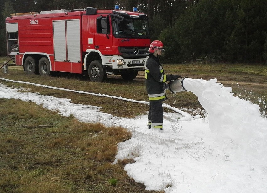 Na poligonie w Wędrzynie ćwiczyli lubuscy strażacy