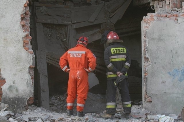 Katastrofa budowlana w Zabrzu. Zawalił się strop budynku