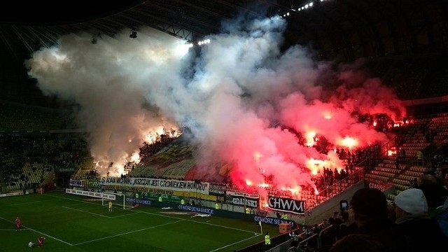 Oprawa na mecz Lechia Gdańsk - Wisła Kraków