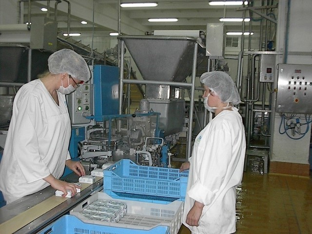 Linia produkcyjna w Rolmleczu należącym dziś do koncernu mleczarskiego Mlekpolu