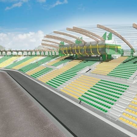 Na przebudowanym stadionie będzie 25 rzędów siedzeń