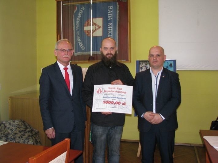 Oni dostali nagrody w dziedzinie kultury od burmistrza Aleksandrowa Kujawskiego 