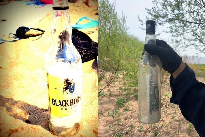 Butelka w lipcu 2011 roku oraz w maju 2021 roku