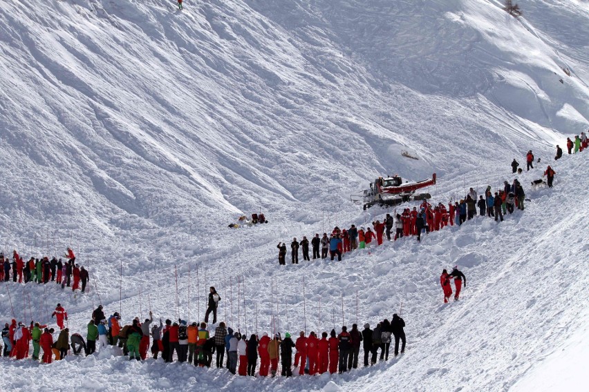 Akcja ratunkowa w Tignes