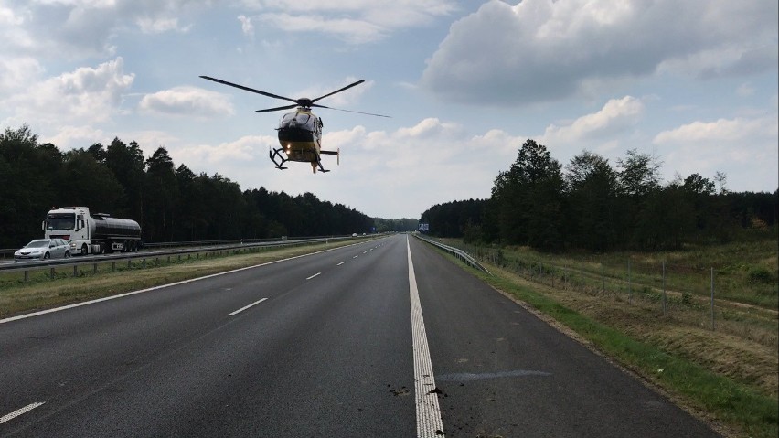 Wypadek na autostradzie A4 w Jaworznie: policja szuka...