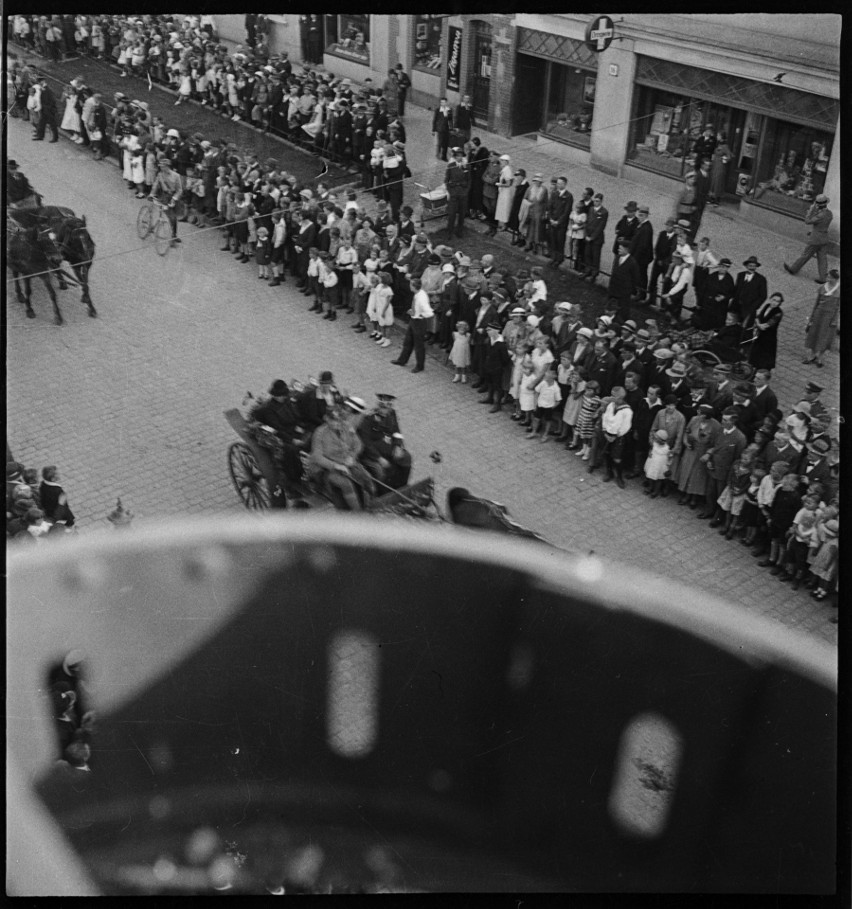 Dożynki w przedwojennym Słupsku. Jesień 1933 rok.