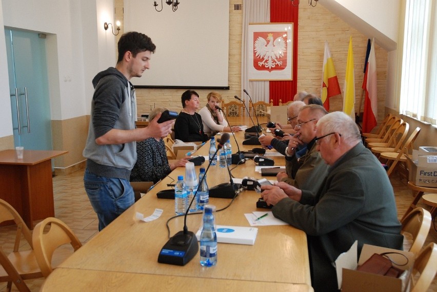 Sołtysi gminy Jerzmanowice-Przeginia podczas szkolenia...