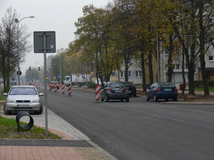 Ulica Kopernika w Tarnobrzegu po gruntownym remoncie....