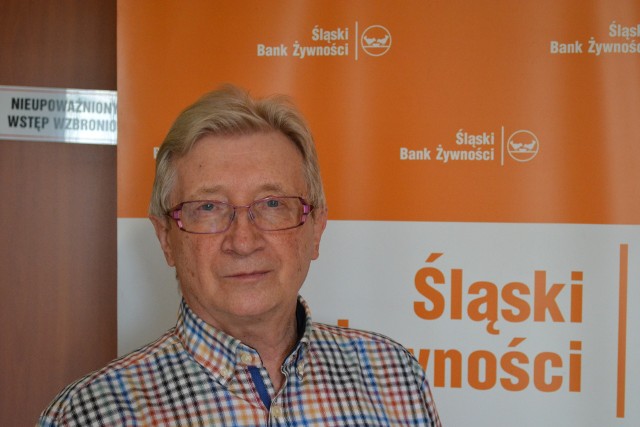 Jan Szczęśniewski - prezes zarządu Śląskiego Banku Żywności, laureat plebiscytu Osobowości Roku 2022 Dziennika Zachodniego, w kategorii: działalność społeczna i charytatywna