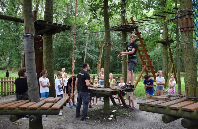 W poniedziałek, 17 lipca, znów rusza Park Linowy w Solankach