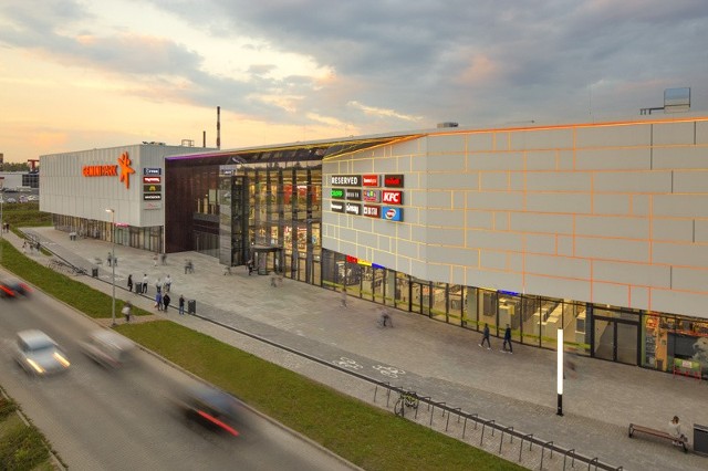 Wizualizacje rozbudowanego centrum handlowego Gemini Park Tychy.