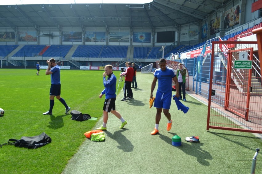 Trening Piasta Gliwice przed meczem z Podbeskidziem