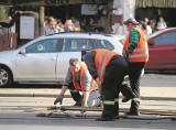 Ułożyli nowe szyny na Kościuszki.  Za kilka miesięcy je rozkopią