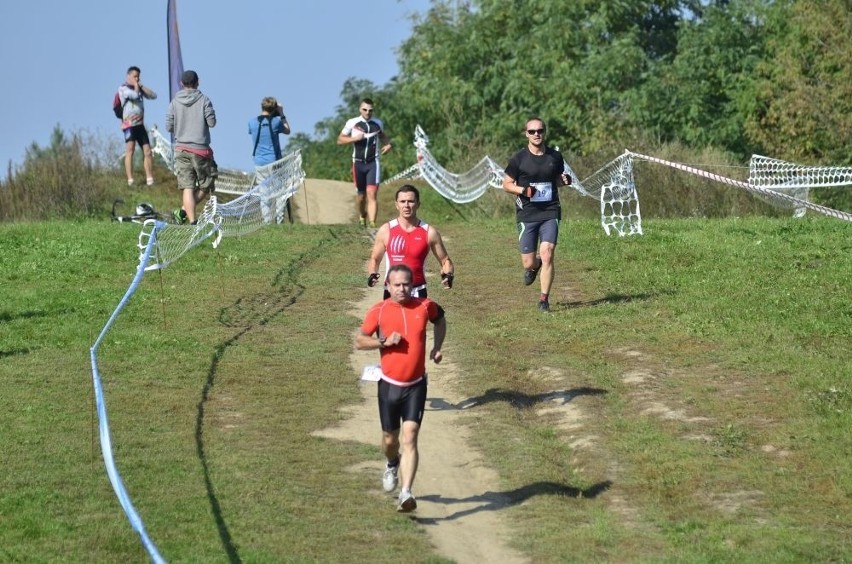 Duatlon Xdu 2014: Biegali i jeździli w Lasku Marcelińskim...