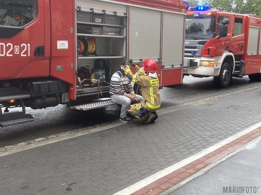 Wypadek na ulicy Oleskiej w Opolu.