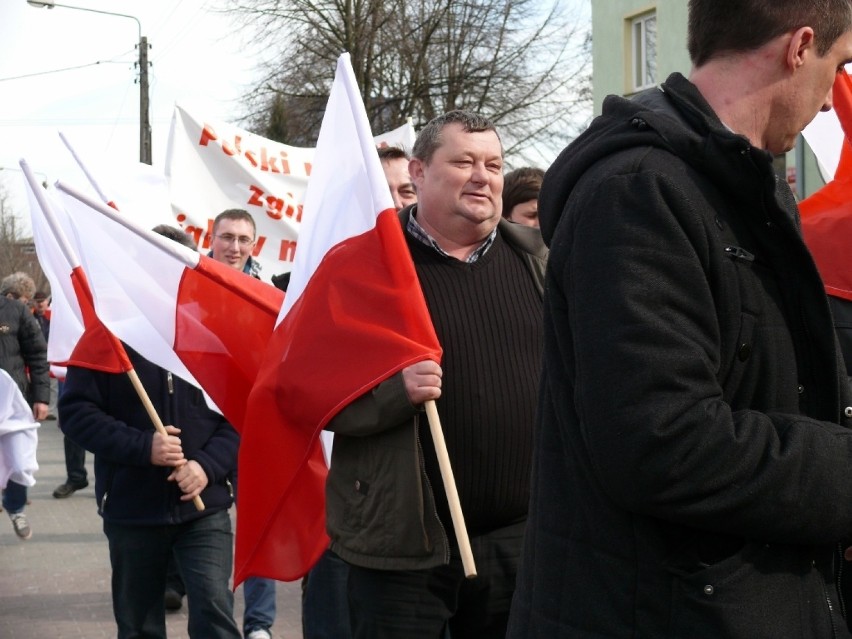 Protest rolników w Ruścu. Blokowali DK 74 [ZDJĘCIA]