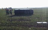 Bus wypadł z drogi. Sześć osób rannych, w tym dziecko