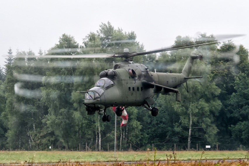 MI-24 stacjonowały w Bieszczadach