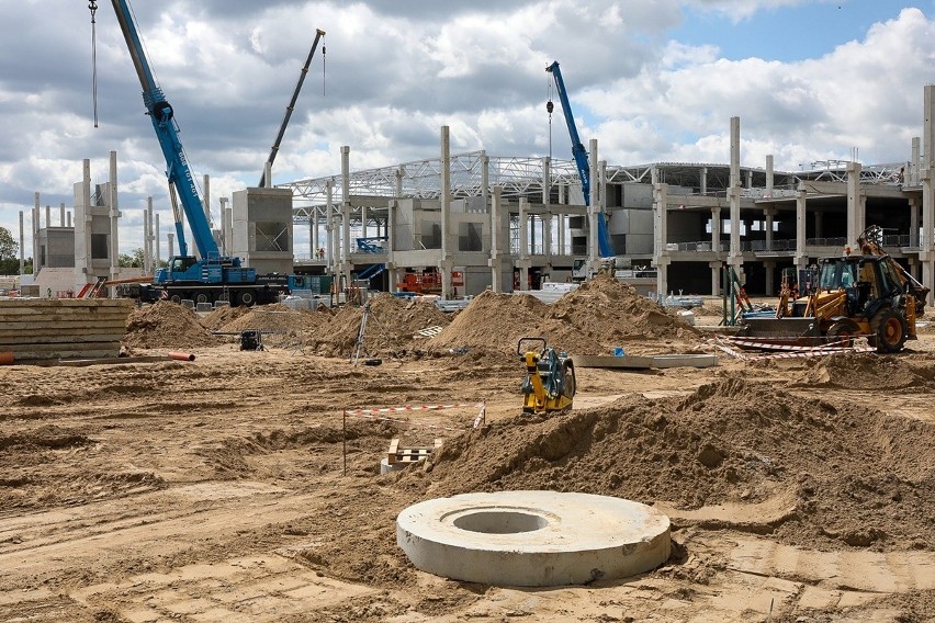 Tak wygląda plac budowy IKEI w Szczecinie