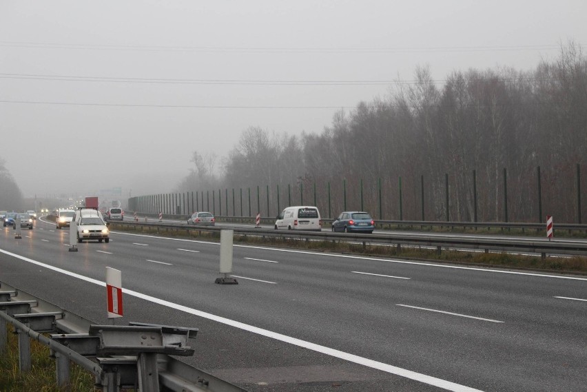 Ekrany akustyczne przy A4 w Rudzie Śląskiej