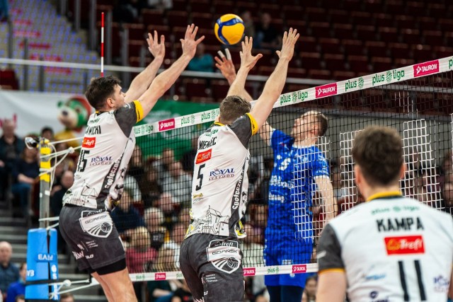 Mecz siatkówki Trefl Gdańsk - Ślepsk Malow Suwałki w hali Ergo Arena (25.02.2024)