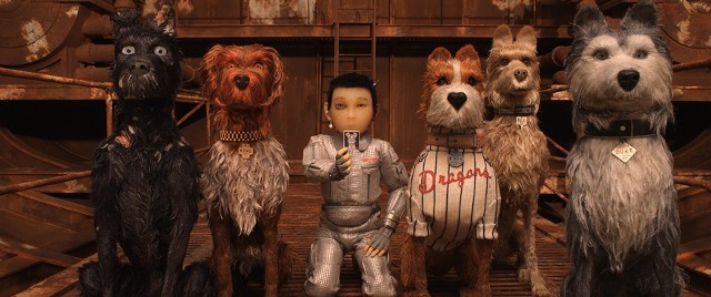 Kadr z filmu "Wyspa psów" Wesa Andersona