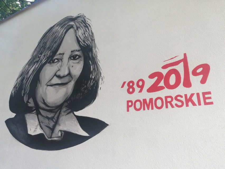 Odsłonięto mural upamiętniający Annę Bogucką-Skowrońską (wideo, zdjęcia)