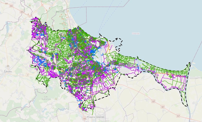 Gdańsk. Mapa dostępności pieszej do transportu publicznego. Na czym polega?