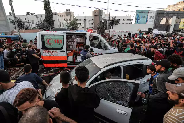 Walki w Gazie nie oszczędzają nikogo. Pociski spadają na szpitale i pracowników pogotowia.