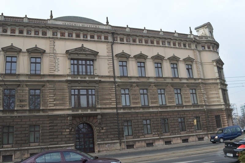 Zabytkowe budynki Akademii Muzycznej przy pl. Jana Pawła II