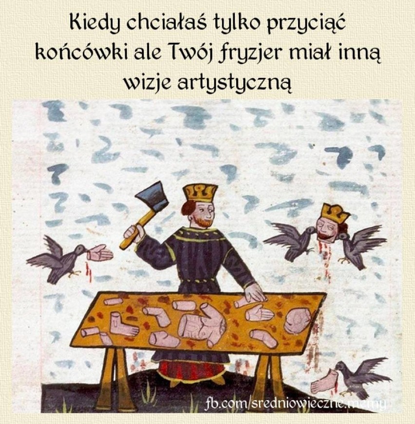 Średniowieczne memy, czyli obrazy sprzed wieków ze...